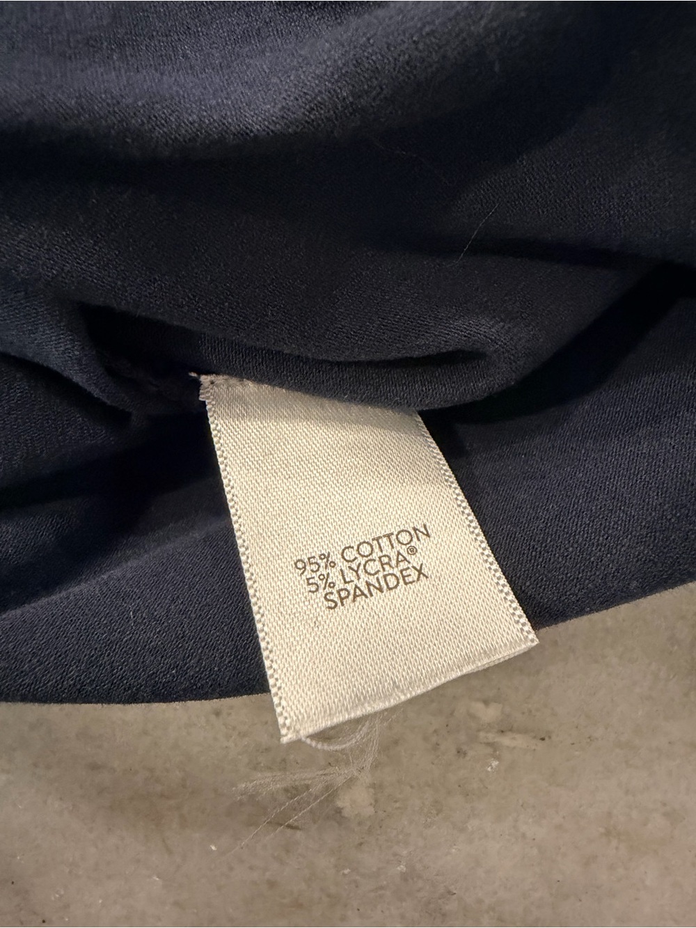 NWOT J. Jill Size XLP Perfect Reversible Tank Top Soft Stretch Cotton Navy Blue - Picture 9 of 11